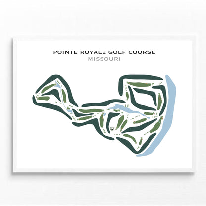 Pointe Royale Golf Course, Missouri - Printed Golf Courses