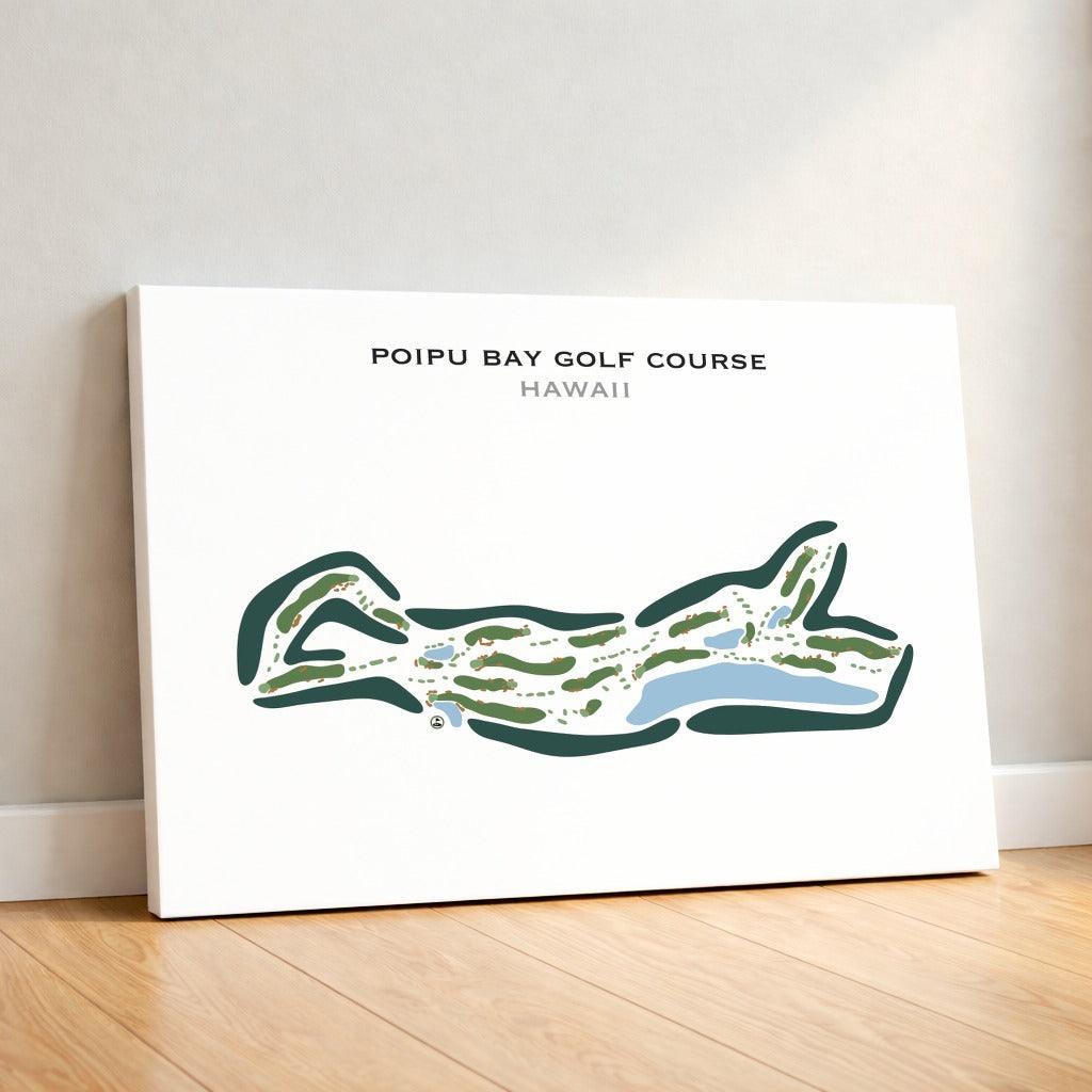 Poipu Bay Golf Course, Hawaii - Printed Golf Courses