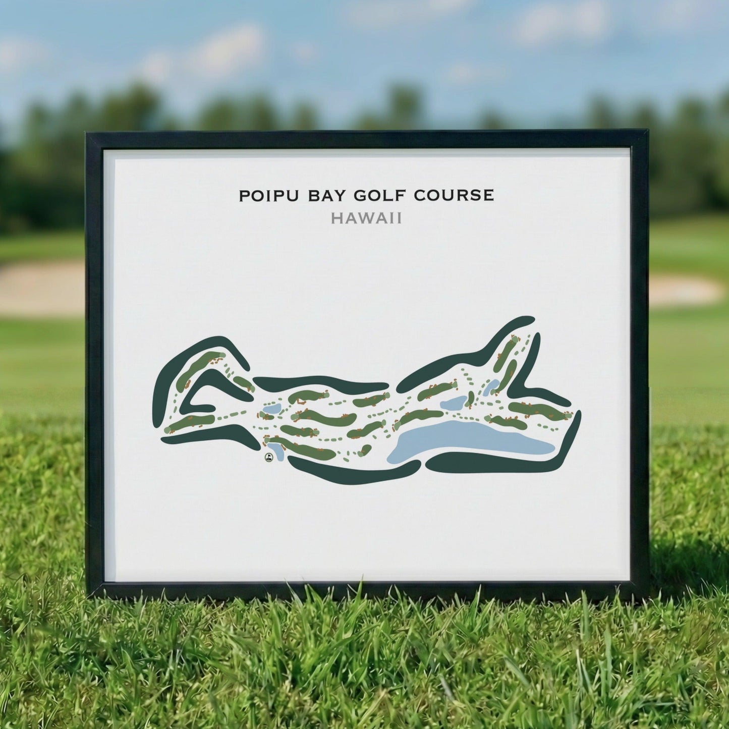 Poipu Bay Golf Course, Hawaii - Printed Golf Courses