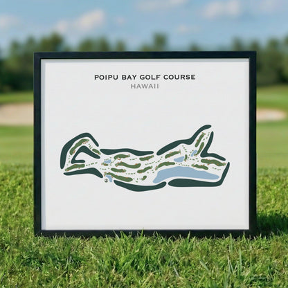 Poipu Bay Golf Course, Hawaii - Printed Golf Courses
