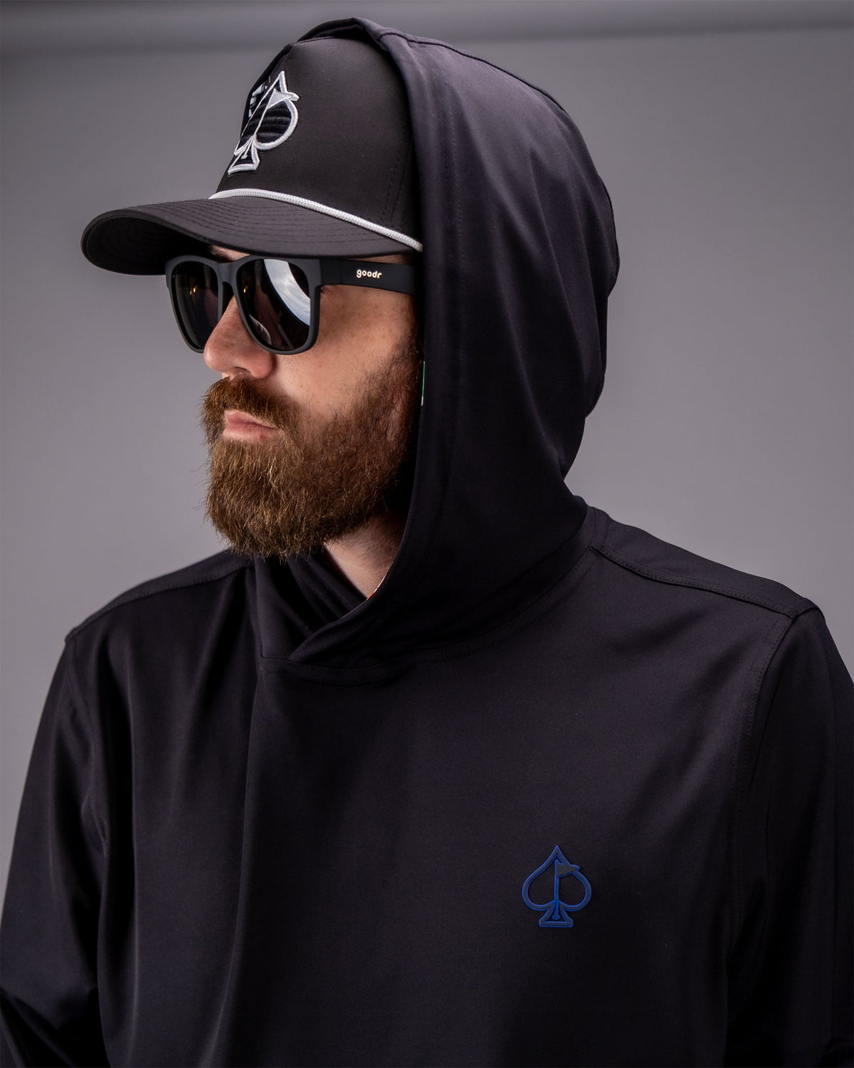 Performance Golf Hoodie - Poker