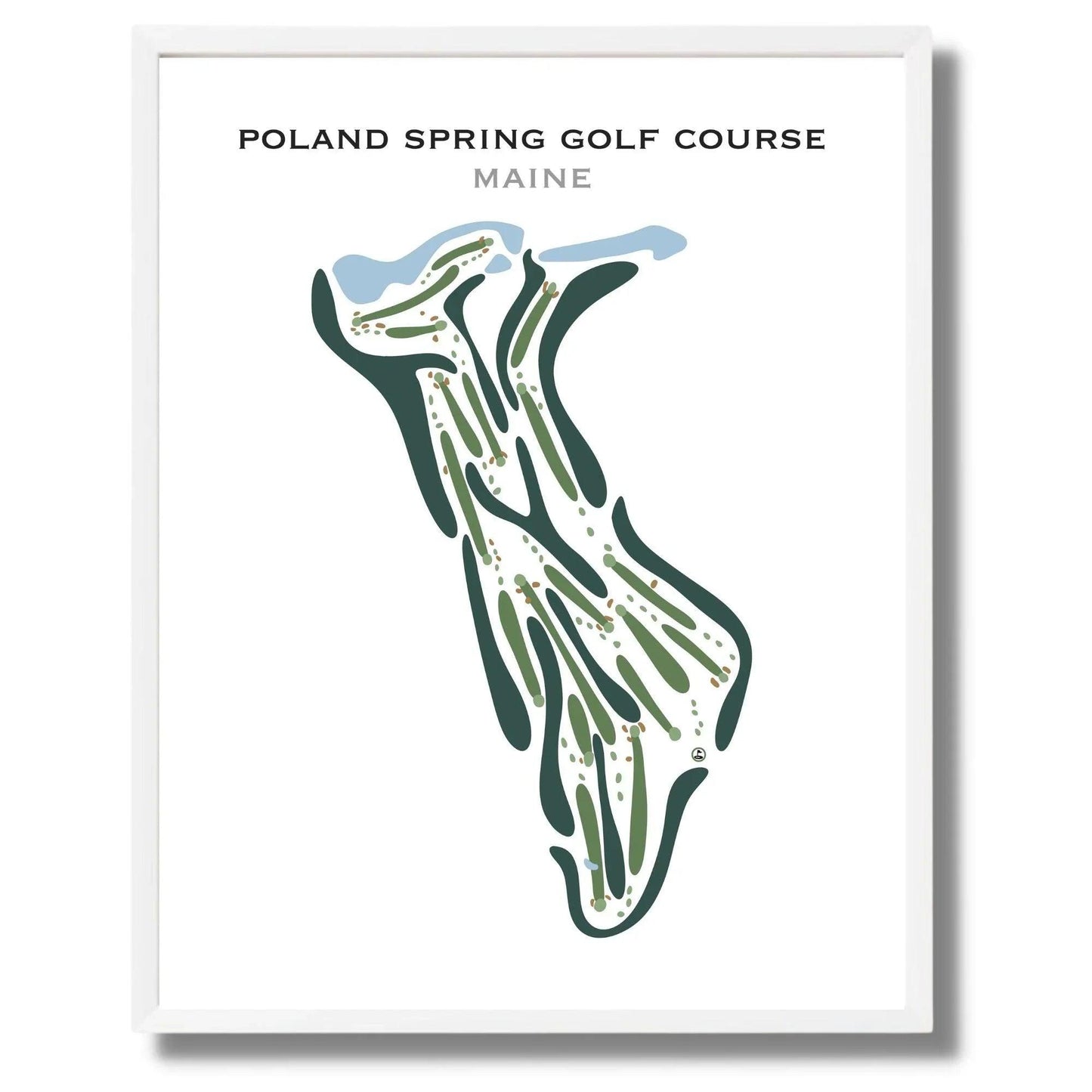 Poland Spring Golf Course, Maine - Printed Golf Courses