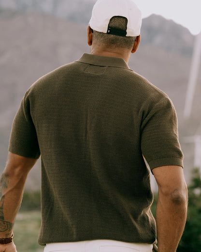 Phoenician Men's Knit Golf Polo – Catacomb
