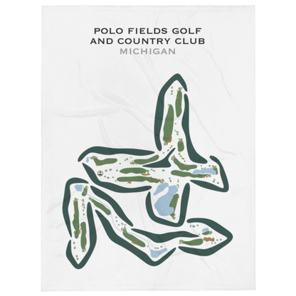 Polo Fields Golf and Country Club, Michigan - Printed Golf Courses