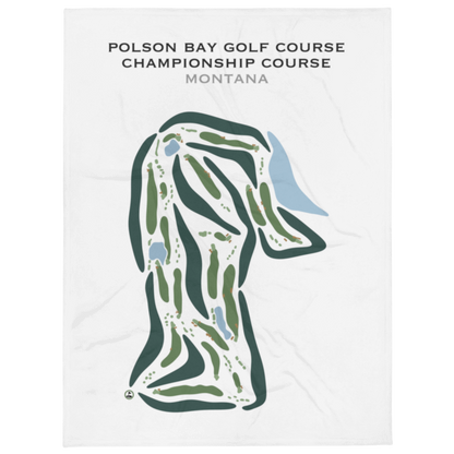 Polson Bay Golf Course - Championship Course, Montana - Printed Golf Courses