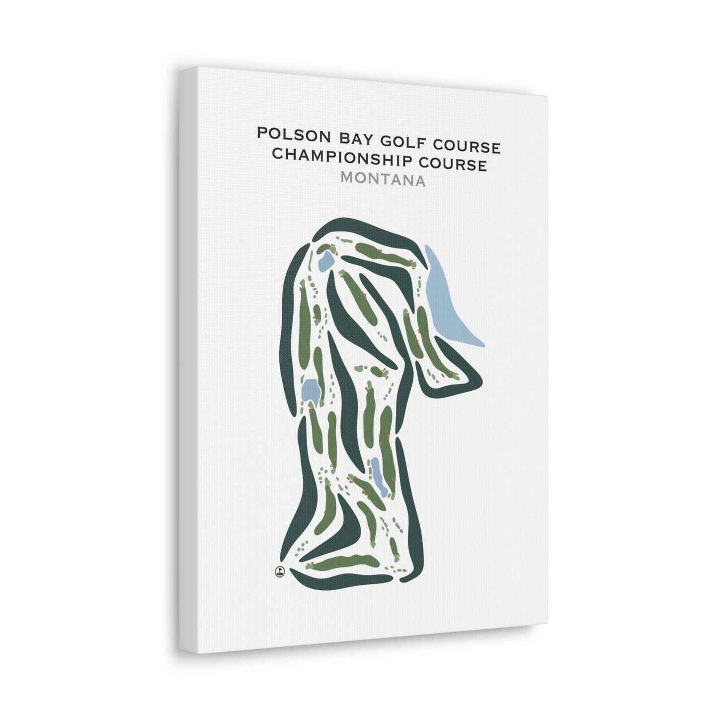 Polson Bay Golf Course - Championship Course, Montana - Printed Golf Courses