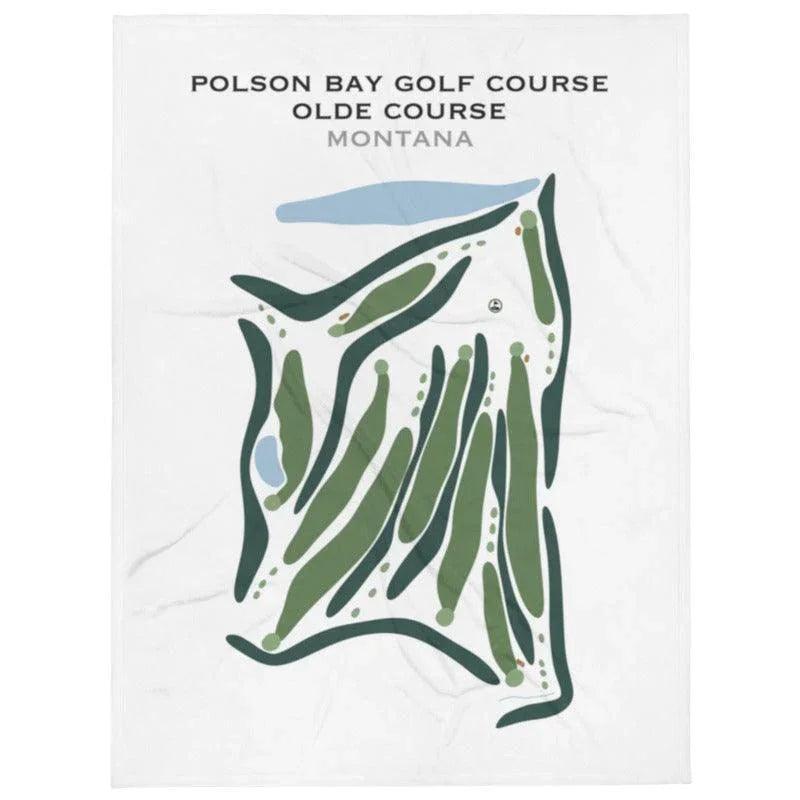 Polson Bay Golf Course Olde Course, Montana - Printed Golf Courses