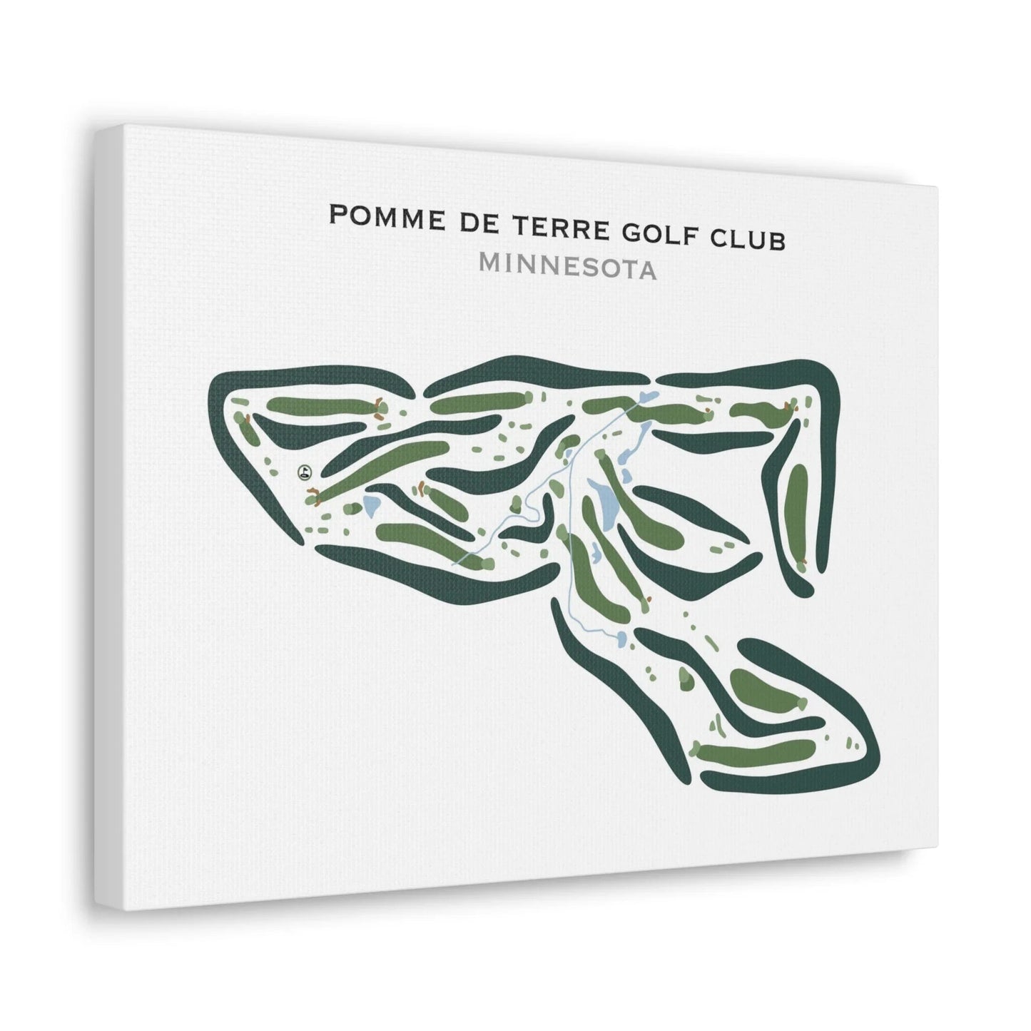 Pomme De Terre Golf Club, Minnesota - Printed Golf Courses