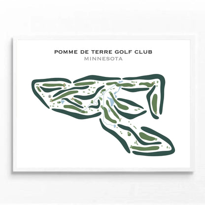 Pomme De Terre Golf Club, Minnesota - Printed Golf Courses