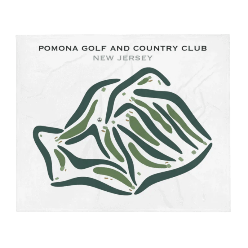 Pomona Golf & Country Club, New Jersey - Printed Golf Courses