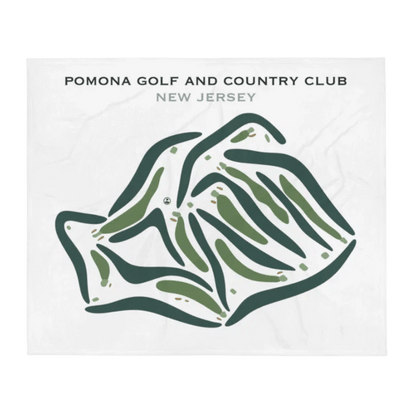 Pomona Golf & Country Club, New Jersey - Printed Golf Courses