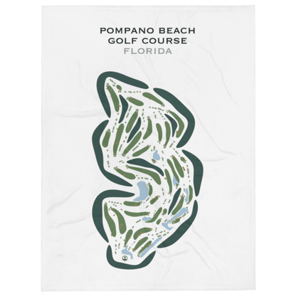 Pompano Beach Golf Course, Florida - Printed Golf Courses