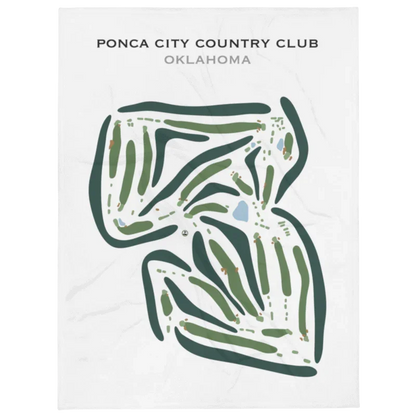 Ponca City Country Club, Oklahoma - Printed Golf Courses