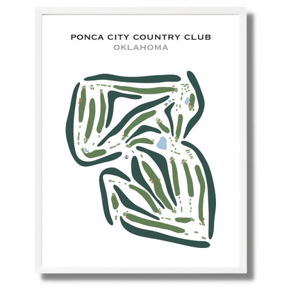 Ponca City Country Club, Oklahoma - Printed Golf Courses