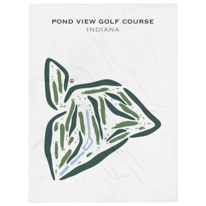 Pond View Golf Course, Indiana - Printed Golf Courses