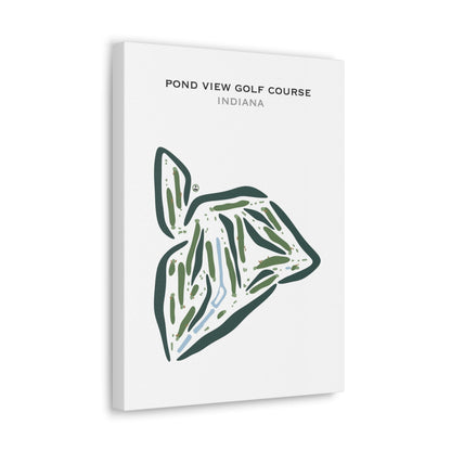 Pond View Golf Course, Indiana - Printed Golf Courses