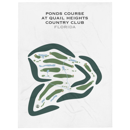 Ponds Golf Course at Quail Heights Country Club, Florida - Printed Golf Courses
