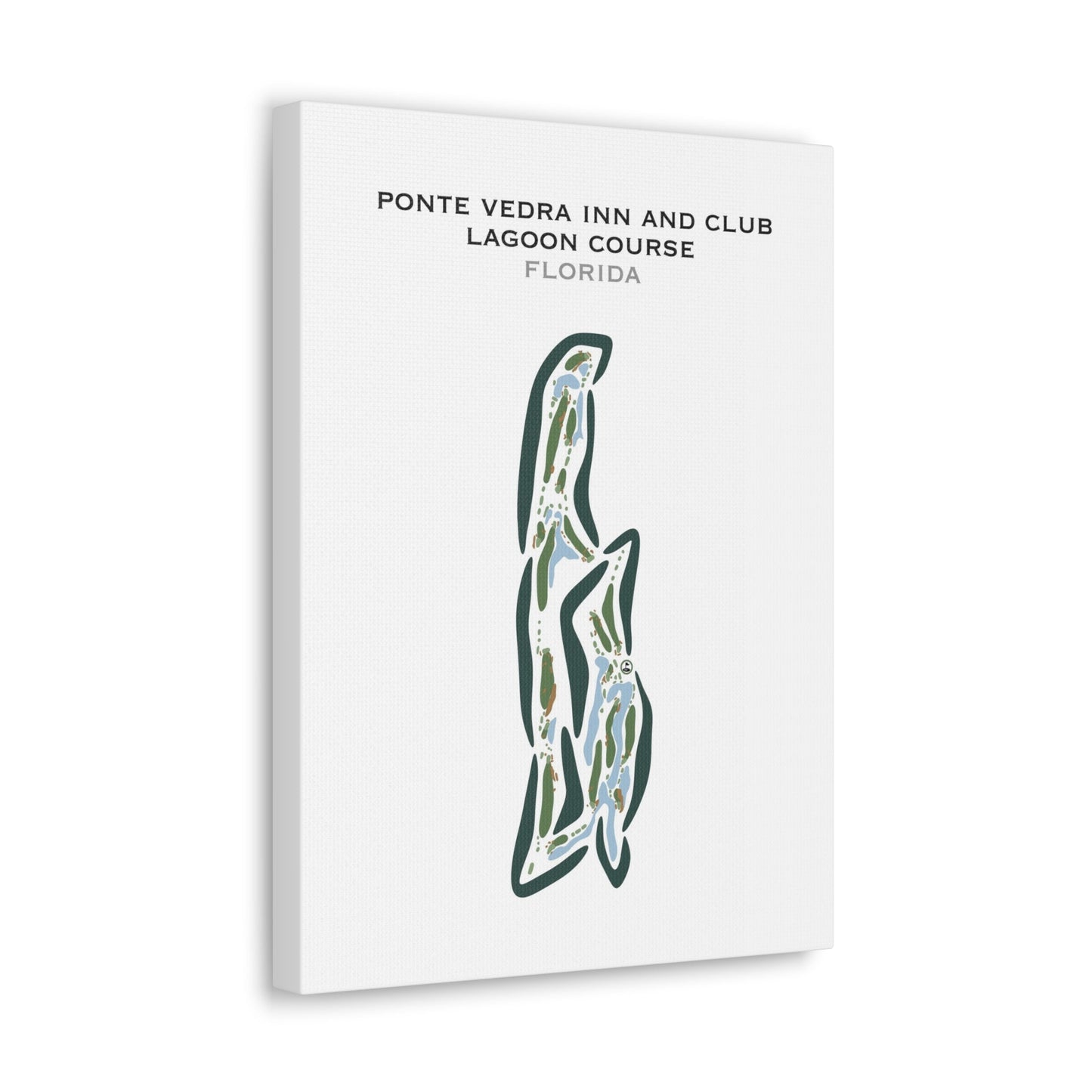 Ponte Vedra Inn & Club - Lagoon Course, Florida - Printed Golf Courses