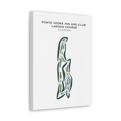 Ponte Vedra Inn & Club - Lagoon Course, Florida - Printed Golf Courses