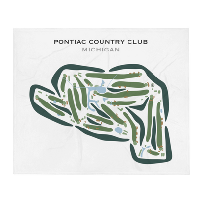 Pontiac Country Club, Michigan - Printed Golf Courses