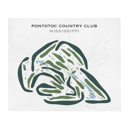 Pontotoc Country Club, Mississippi - Printed Golf Courses