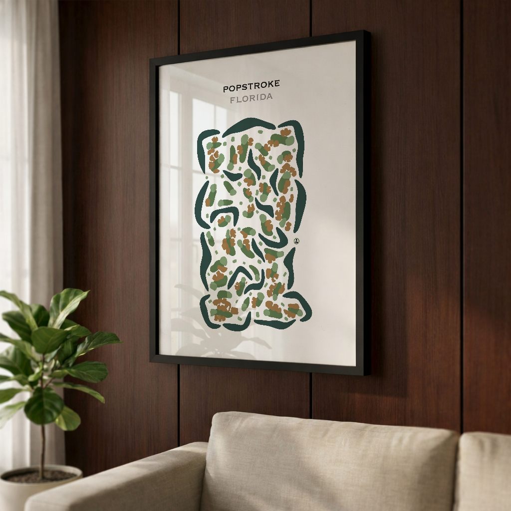 PopStroke, Florida - Printed Golf Courses