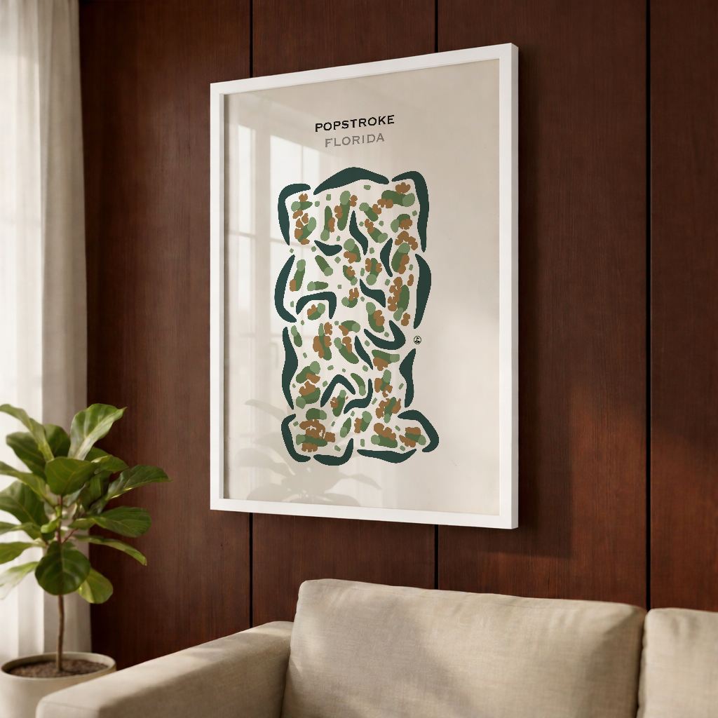 PopStroke, Florida - Printed Golf Courses