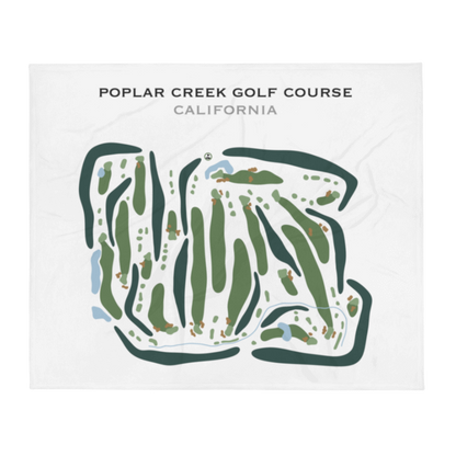 Poplar Creek Golf Course, California - Printed Golf Courses