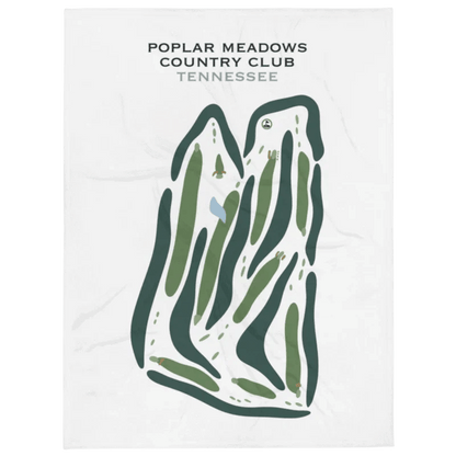Poplar Meadows Country Club, Tennessee - Printed Golf Courses