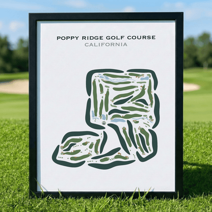 Poppy Ridge Golf Course, California - Printed Golf Courses