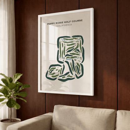 Poppy Ridge Golf Course, California - Printed Golf Courses