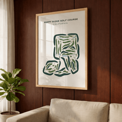 Poppy Ridge Golf Course, California - Printed Golf Courses
