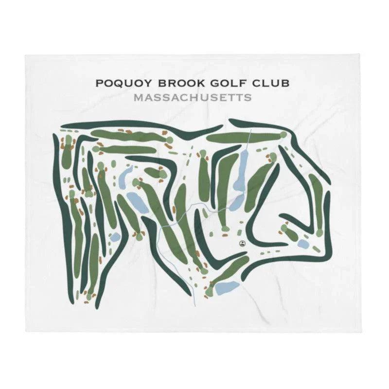 Poquoy Brook Golf Club, Massachusetts - Printed Golf Courses
