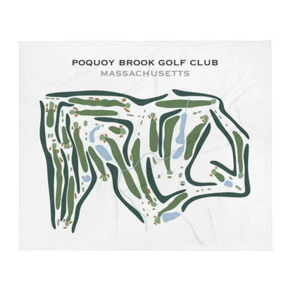 Poquoy Brook Golf Club, Massachusetts - Printed Golf Courses