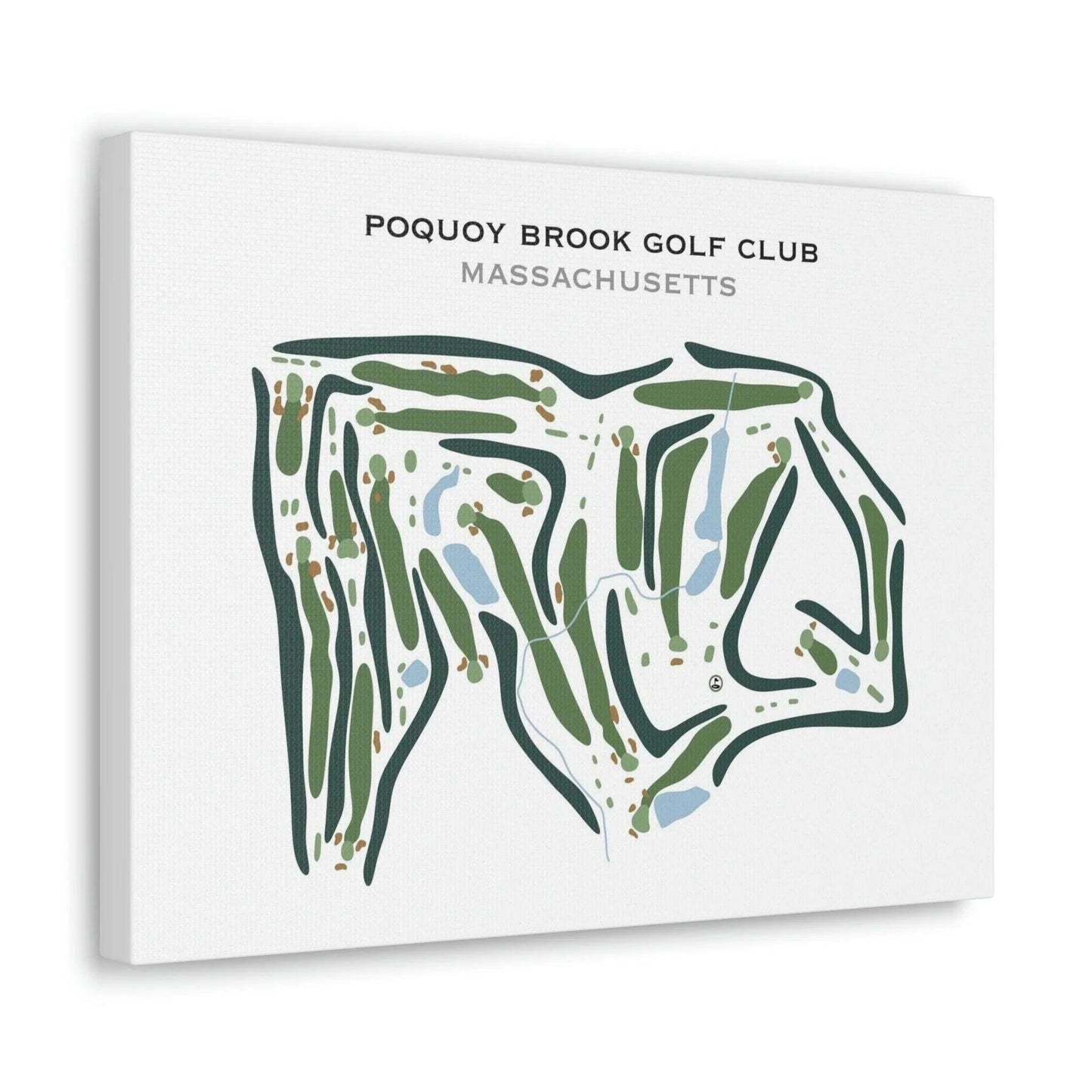 Poquoy Brook Golf Club, Massachusetts - Printed Golf Courses