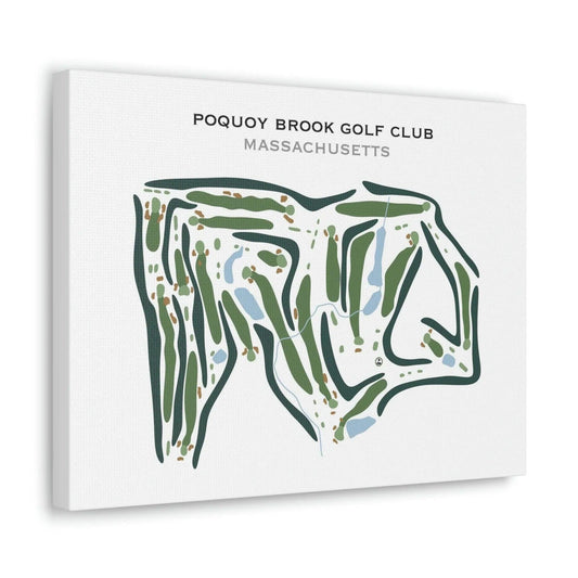Poquoy Brook Golf Club, Massachusetts - Printed Golf Courses