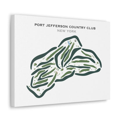Port Jefferson Golf Course, New York - Printed Golf Courses