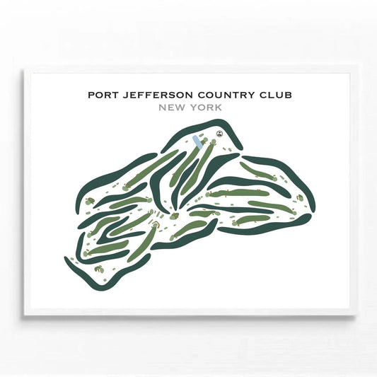 Port Jefferson Golf Course, New York - Printed Golf Courses