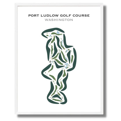 Port Ludlow Golf Course, Washington - Printed Golf Courses