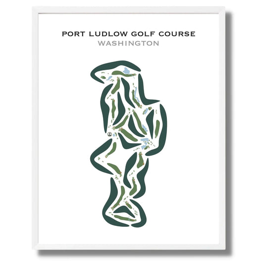 Port Ludlow Golf Course, Washington - Printed Golf Courses