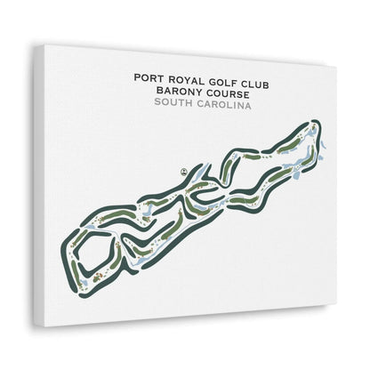 Port Royal Golf Club - Barony Course, South Carolina - Printed Golf Courses