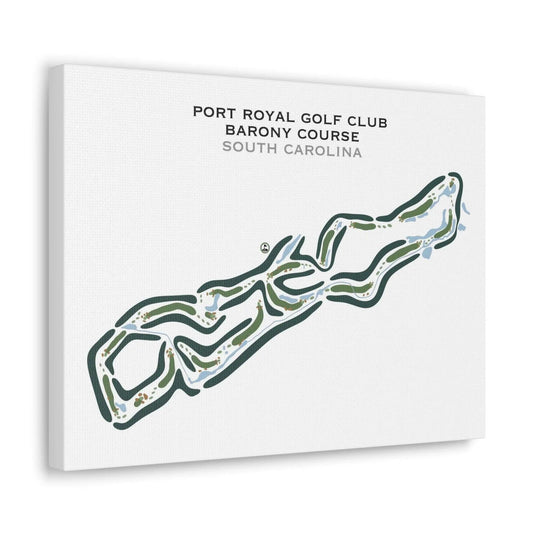 Port Royal Golf Club - Barony Course, South Carolina - Printed Golf Courses