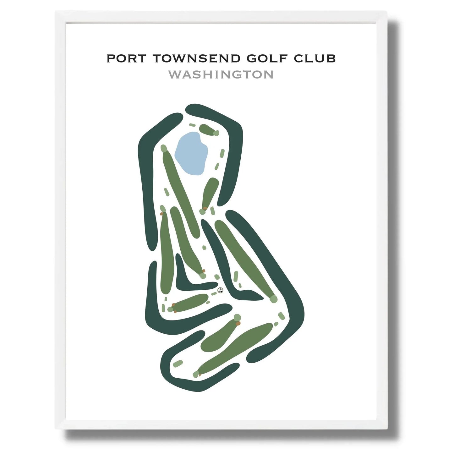 Port Townsend Golf Club, Washington - Printed Golf Courses