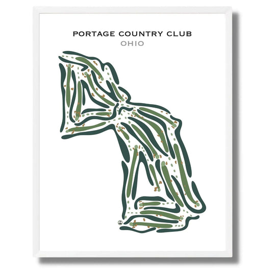 Portage Country Club, Ohio - Printed Golf Courses