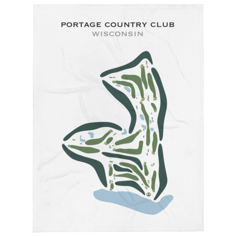 Portage Country Club, Wisconsin - Printed Golf Courses