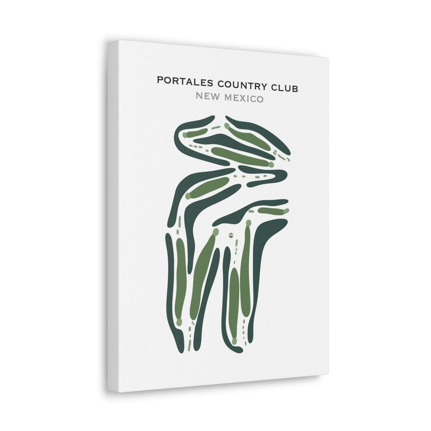Portales Country Club, New Mexico - Printed Golf Course