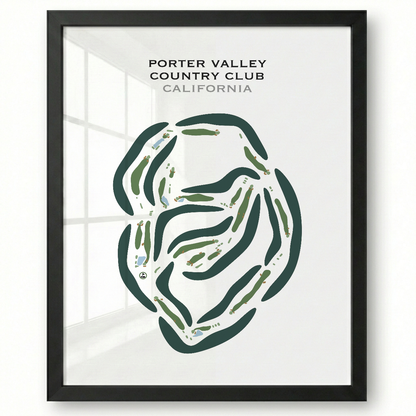 Porter Valley Country Club, California - Printed Golf Courses