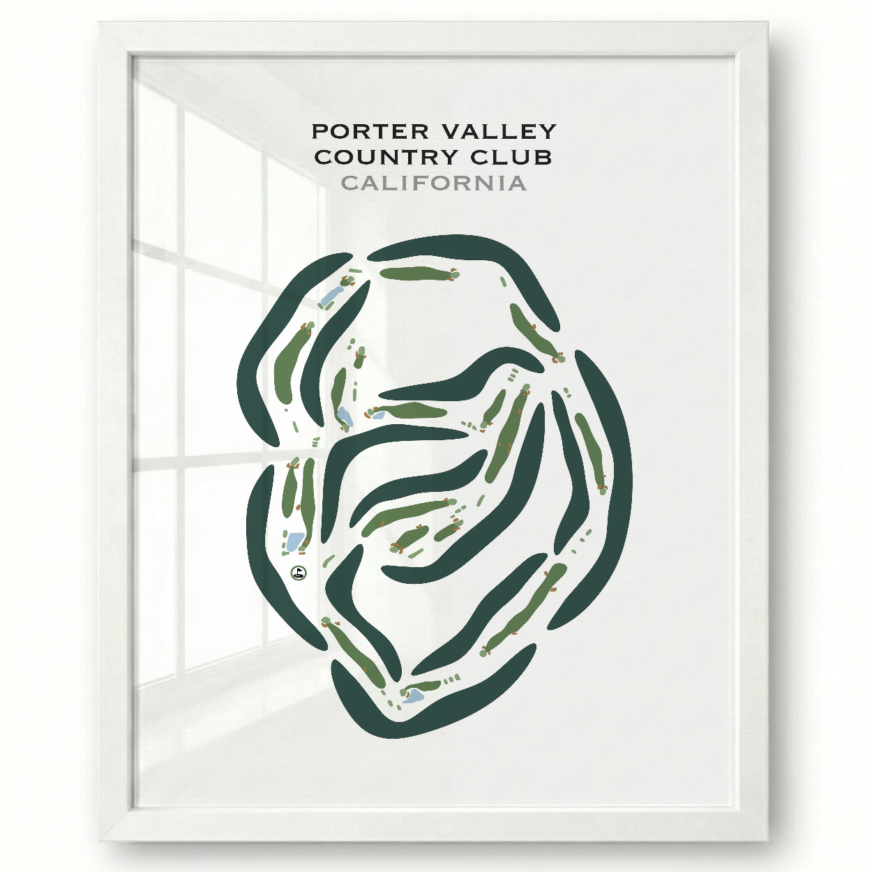 Porter Valley Country Club, California - Printed Golf Courses