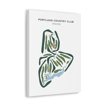 Portland Country Club, Maine - Printed Golf Courses