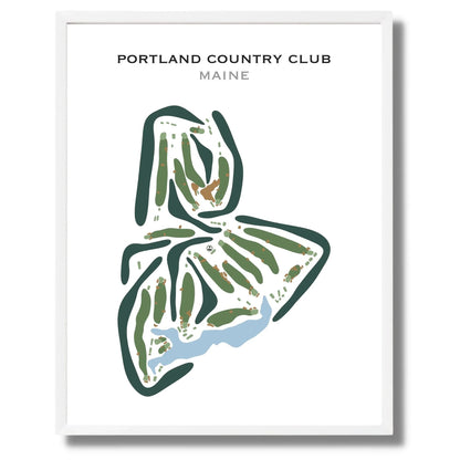 Portland Country Club, Maine - Printed Golf Courses
